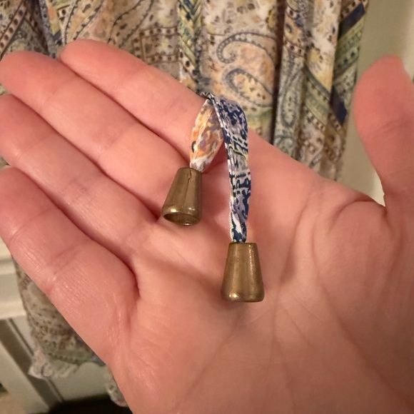 Women’s Multicolor Paisley Maxi Dress Bohemian Bell Sleeves - Picture 4 of 4